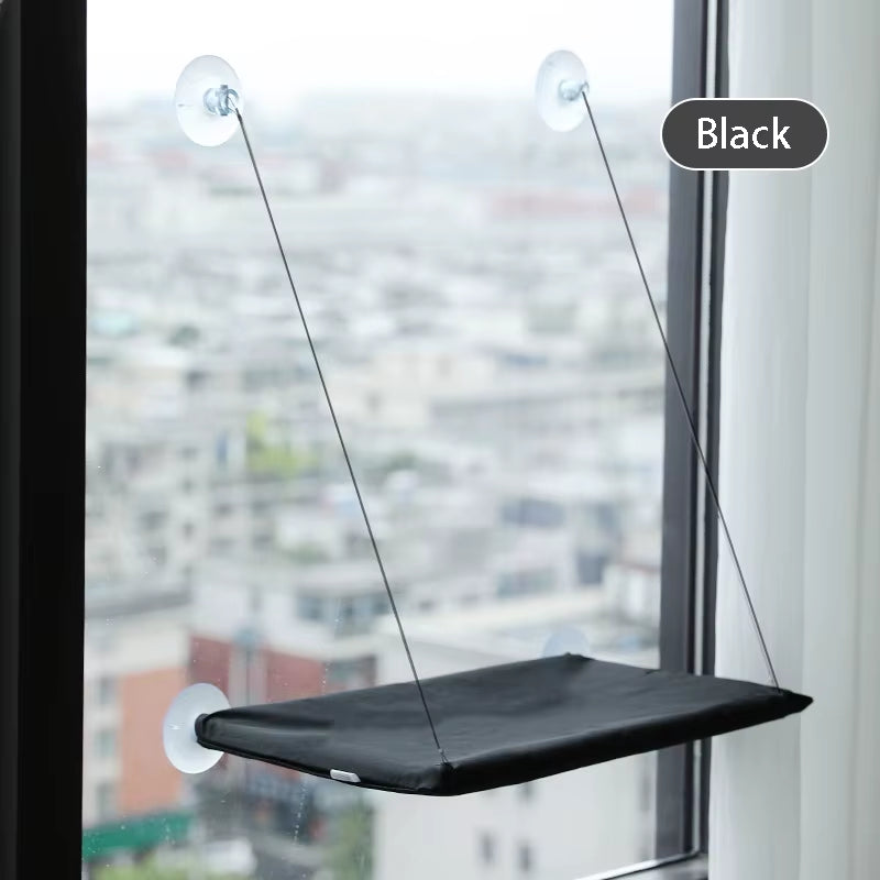 Cozy Cat Hammock Window Hanger - Washable & Detachable Pet Bed for Ultimate Cat Comfort!