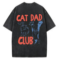 Cat Dad Shirt, Cat Dad Tee, Comfort Cat Dad Club Tshirt, Back Design Tee Funny Cat Shirt, Cat Lover, New Cat Dad Shirt, Pet Parent