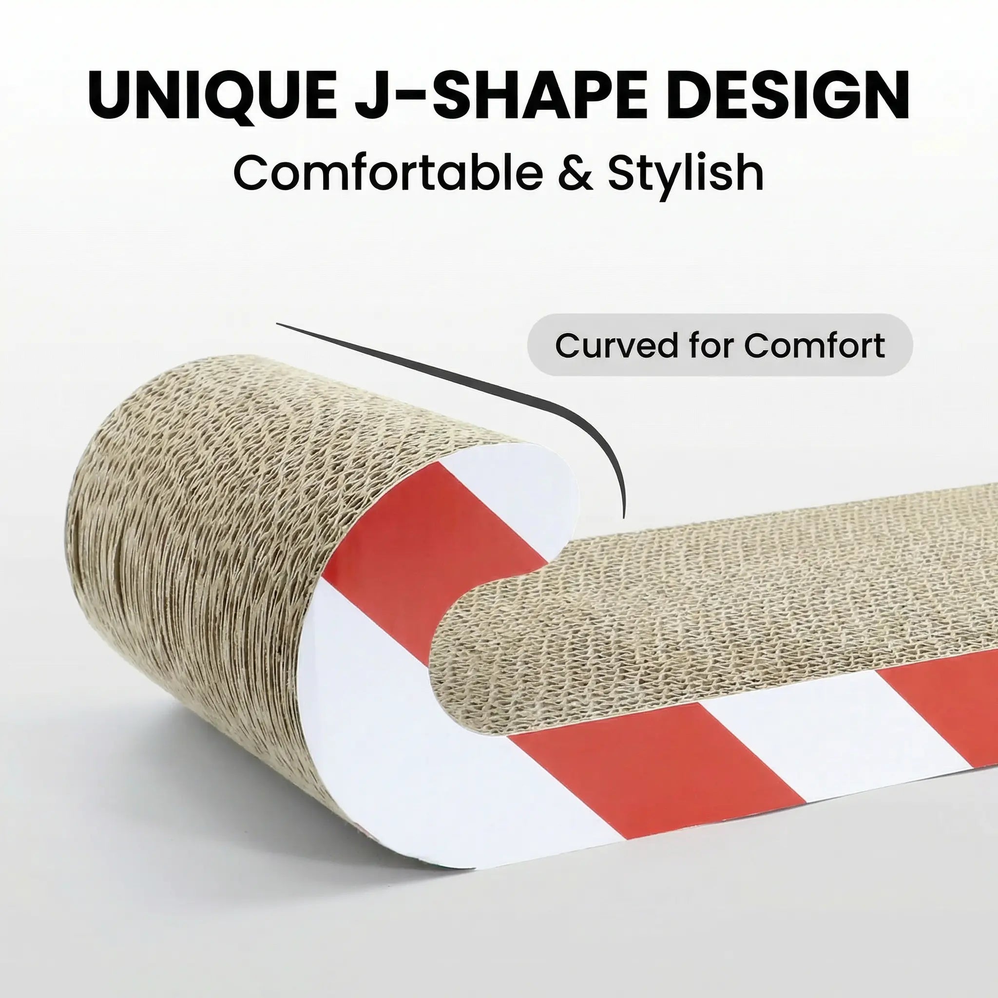 Multi-Functional Cat Sofa Cat Scratcher Board Durable Cardboard Scratching Pad Cozy Cat Bed Ample Space Oval Cats Cratcher Indoor Adult Cat Pet Cat Bed Durable Pet Furniture Kitty Bed