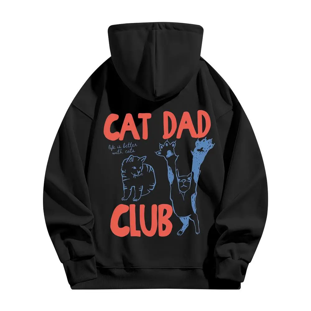 Cat Dad Shirt, Cat Dad Tee, Comfort Cat Dad Club Tshirt, Back Design Tee Funny Cat Shirt, Cat Lover, New Cat Dad Shirt, Pet Parent