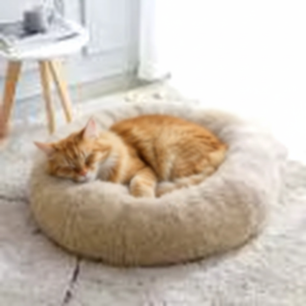 Plush Cat Bed