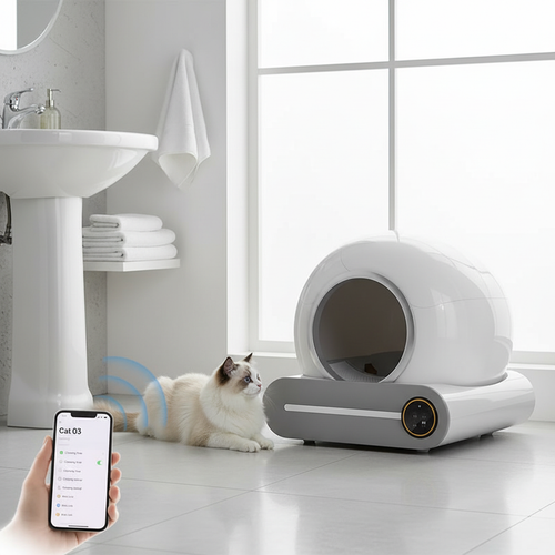 Self-Cleaning Litter Box
