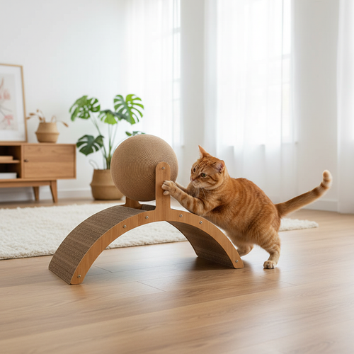 Wooden Scratching Ball